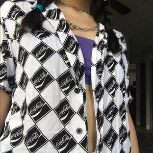 Coca Cola button up